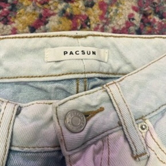 0324-11 PacSun Color Block Jeans - Picture 2 of 3